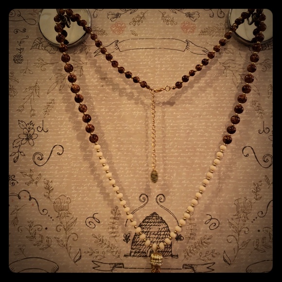 NWOT long tassel necklace - Picture 5 of 5